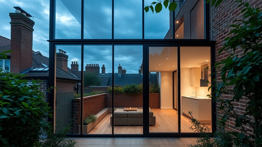 Glass Extension Walls Merton